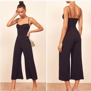 Reformation Gilda Jumpsuit - Brand New NWT - Black - Size 0